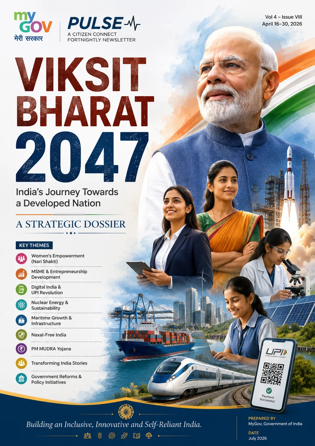 Viksit Bharat 2047 India's Journey Towards Inclusive Growth, Innovation & National Transformation
